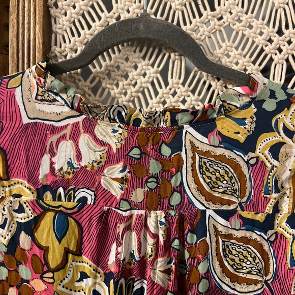 Umgee Tiered Floral Paisley Midi Dress - Picture 7 of 9